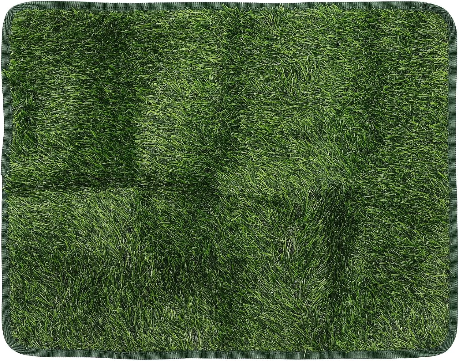 POPETPOP Dog Grass Pad Pet Mat: Washable Dog Pee Pads Dog Grass Mat - Artificial Turf Grass Dog Potty Training Mat for Dogs Turf Puppy Training Small Medium Large Pets