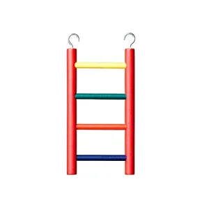 Prevue Hendryx 5-rung Wood Bird Ladder - Multi-color