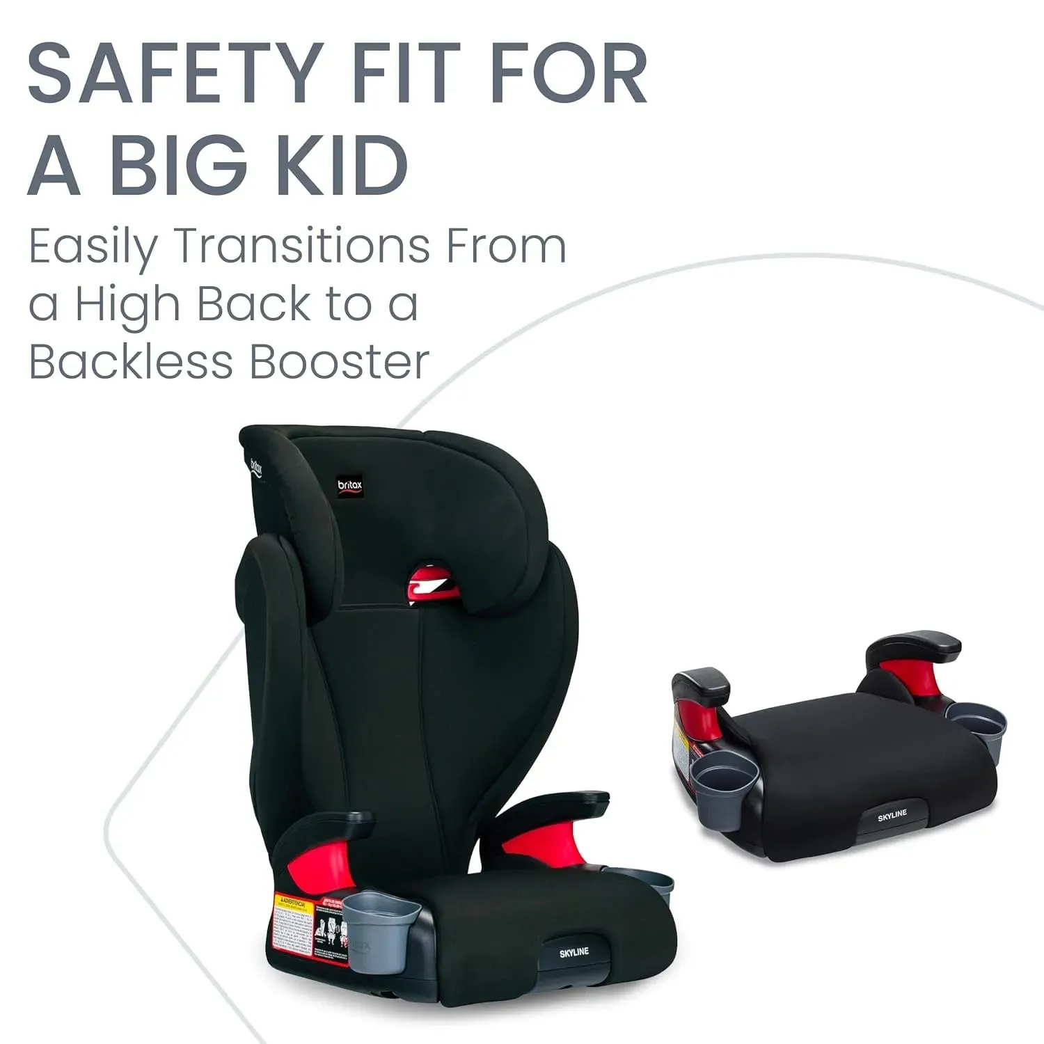 Skyline 2-Stage Belt-Positioning Booster Car Seat - Dusk