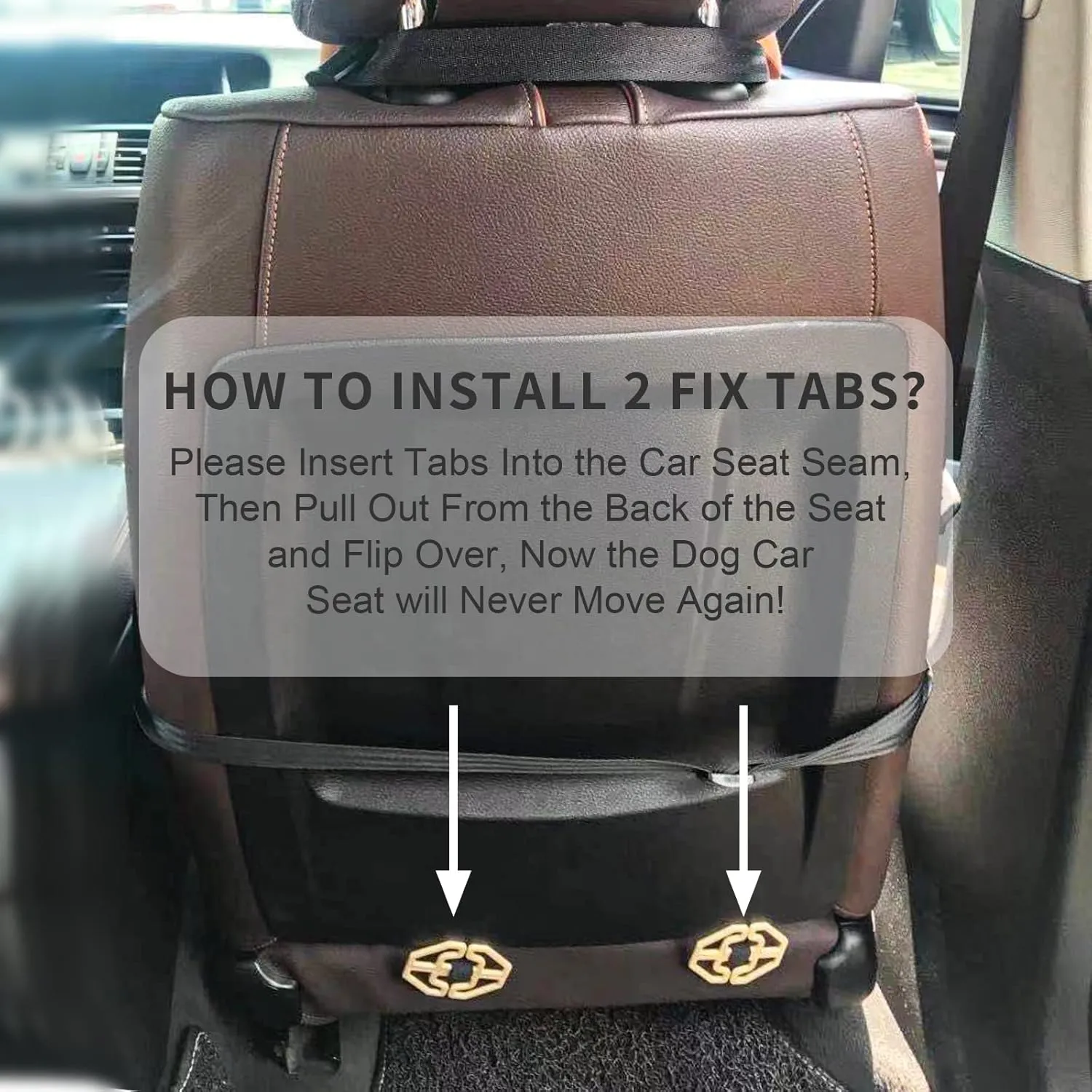 Small Dog Car Seats for Small Dogs,Portable Puppy/Pet Car Booster Seat with Clip-On Leash and Mesh Window for Small Pet Up to 11 lbs