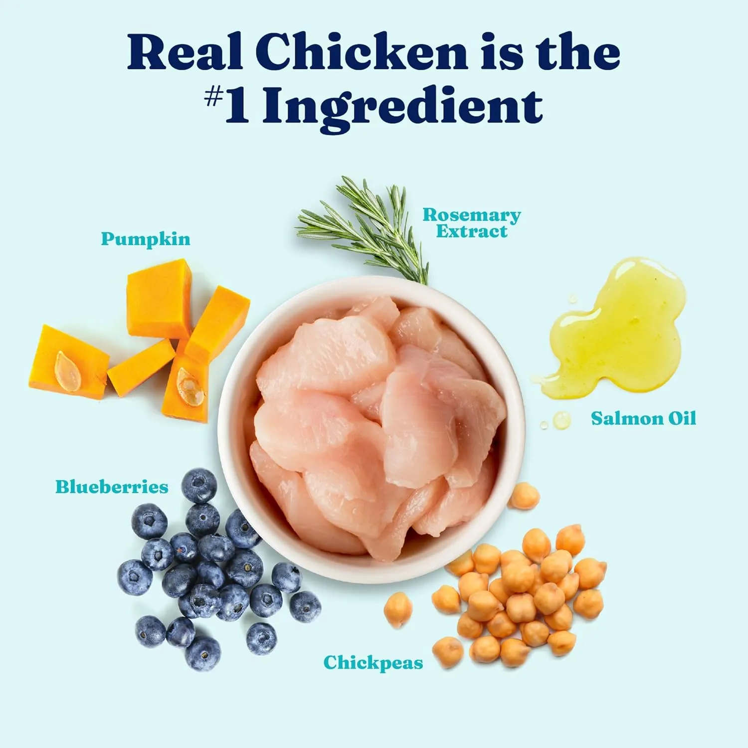 Solid Gold Toy & Small Breed Dry Dog Food Small Bites  Real Chicken, Grain Free Gluten Free, High Fiber Healthy Kibble w/Probiotics for Gut Health & Digestion Support All Ages  NutrientBoost 11LB
