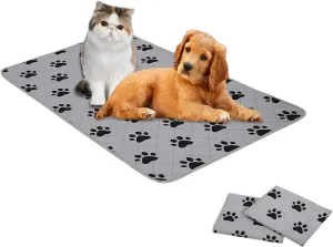 SPXTEX Dog Crate Pads Dog Pee Pads Rugs Washable Dog Pads, Non Slip Puppy Pee Pads for Small Dogs, Waterproof Pet Pad Rug, Dog Whelping Training Pads for Dogs, 2 Pieces, 27"x27"