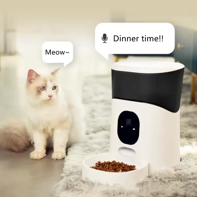SpyWfi Automatic Pet Feeder Security Camera 1080p HD WiFi
