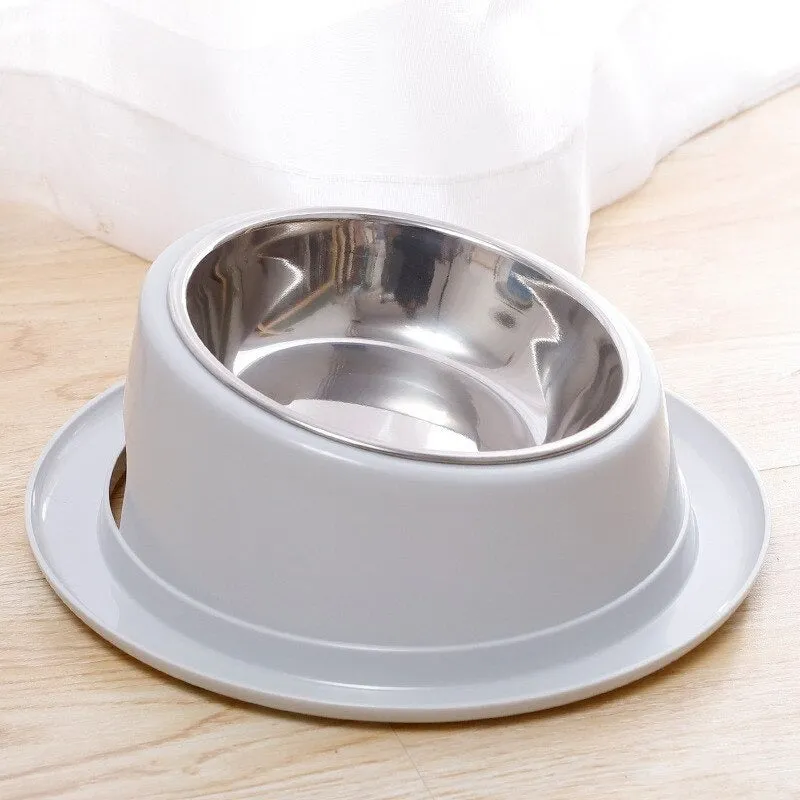 Tilted And Raised Cat Bowl
