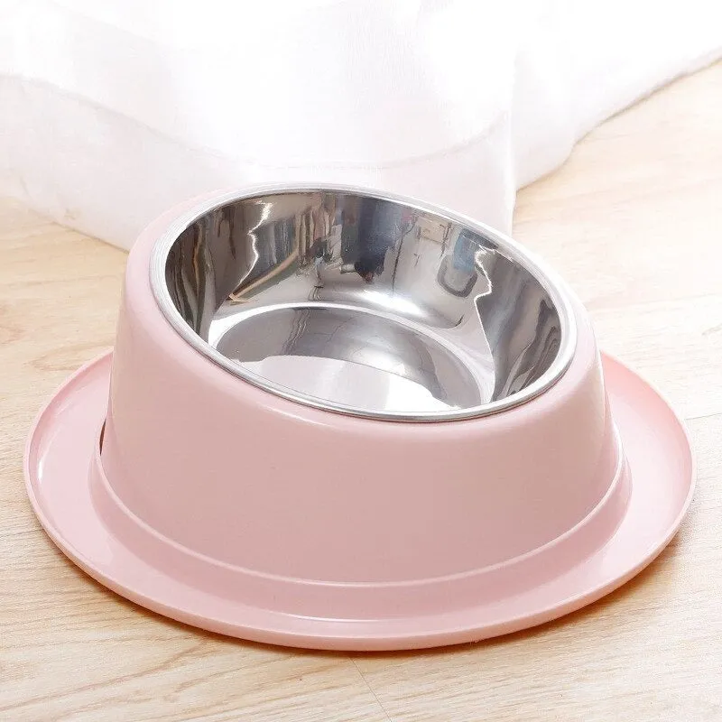 Tilted And Raised Cat Bowl