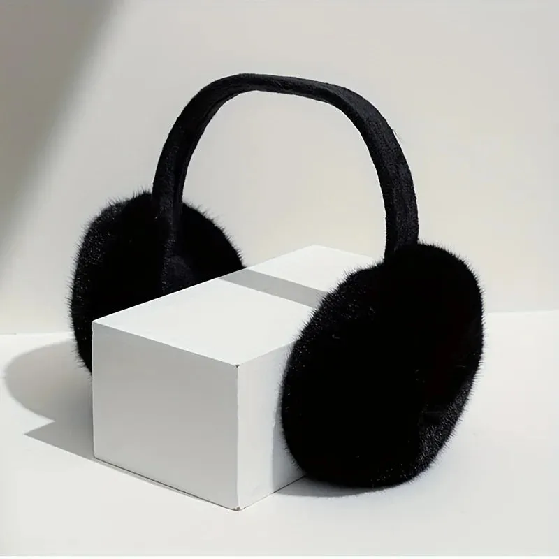 Unisex Soft Plush Winter Earmuffs - Fashionable c