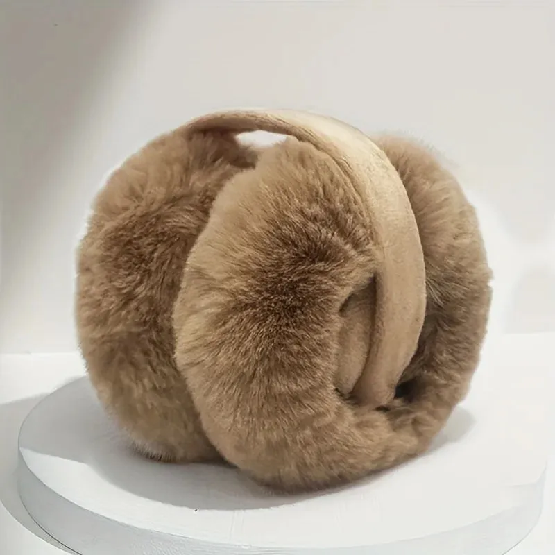 Unisex Soft Plush Winter Earmuffs - Fashionable c