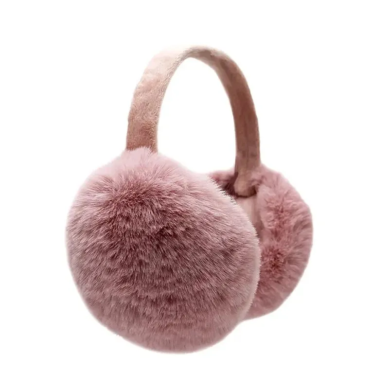 Unisex Soft Plush Winter Earmuffs - Fashionable c