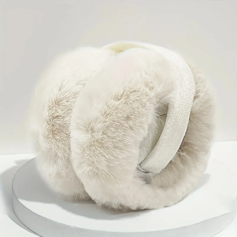 Unisex Soft Plush Winter Earmuffs - Fashionable c