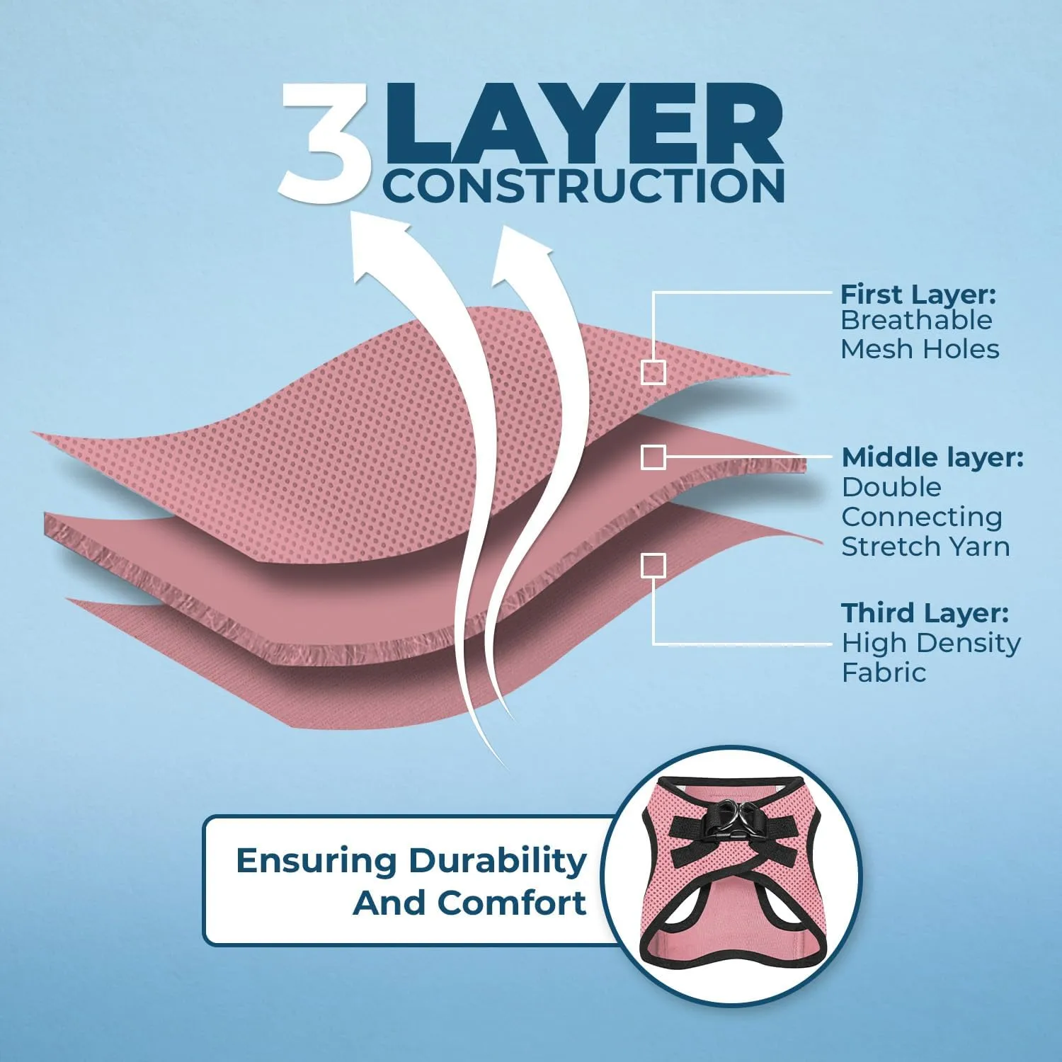 Voyager Step-in Air Cat Harness - All Weather Mesh Step in Vest Harness for Small and Medium Cats by Best Pet Supplies - Harness Leash Set (Pink), XXS