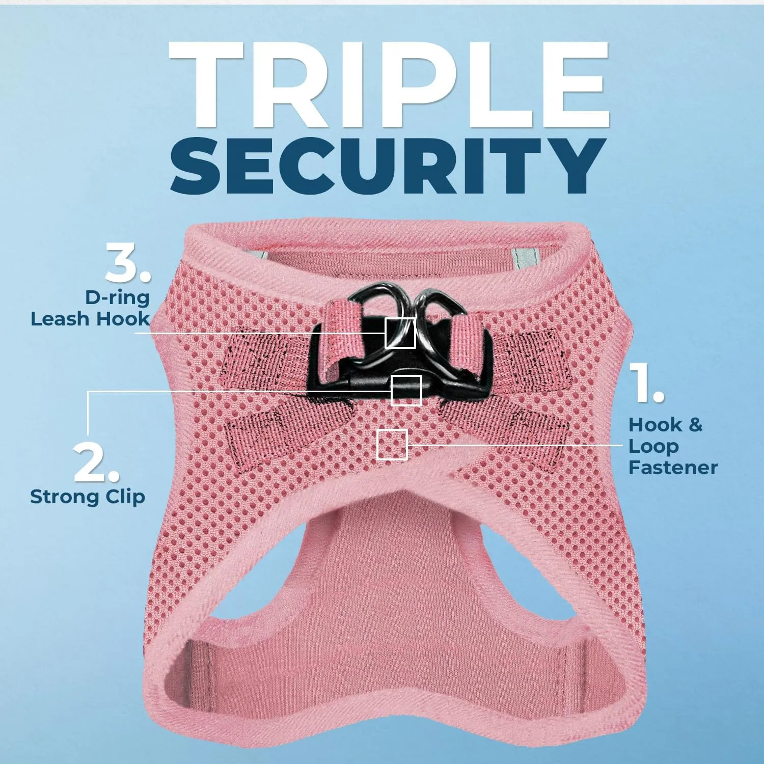 Voyager Step-in Air Cat Harness - All Weather Mesh Step in Vest Harness for Small and Medium Cats by Best Pet Supplies - Harness Leash Set (Pink), XXS